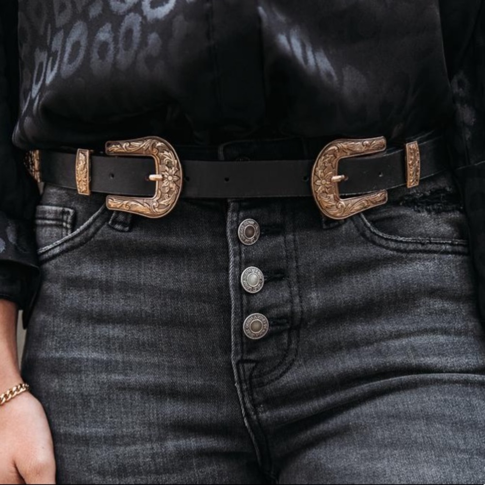 Vista Double Buckle Belt